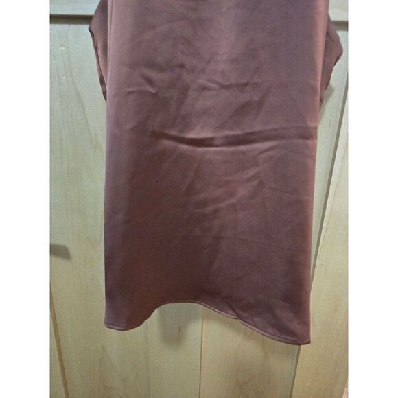 Sleeveless Halter Neck Top With Bow Back Skies Are Blue Size M Brown - Picture 3 of 8